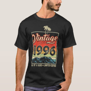 Vintage 1996 26 geboortedag 1 van een soort van 26 t-shirt