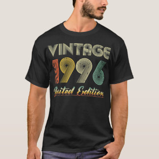 Vintage 1996 Kleding 26 jaar oud Retro 26th Birt T-shirt