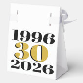 Vintage 1996 Milestone 30e verjaardag   Bedankdoosjes (Achterkant)