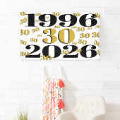 Vintage 1996 Milestone 30e verjaardag   Spandoek (Insitu)