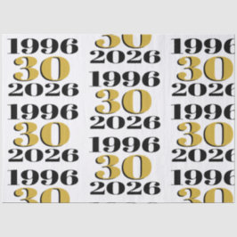 Vintage 1996 Milestone 30th Birthday   Tissuepapier