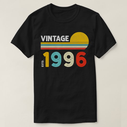 Vintage 1996 t-shirt (Design voorkant)