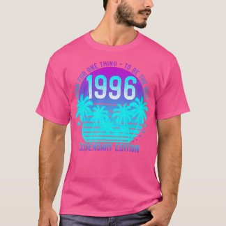 Vintage 1996 Verjaardag 25e esthetische zonnepalm T-shirt