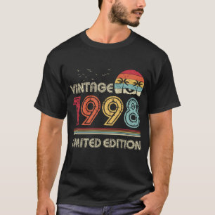 Vintage 1998 Limited Edition 26th Birthday Gift T-shirt