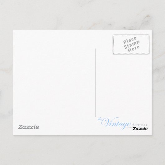 Vintage 1 januari briefkaart (Achterkant)