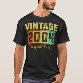 Vintage 2004 Originele Delen 17e verjaardag en 17e T-shirt