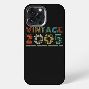 Vintage 2005 17 jaar oud cadeau 17e verjaardag iPhone 13 pro max hoesje