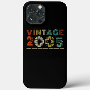 Vintage 2005 17 jaar oude geschenken 17e verjaarda Case-Mate iPhone case