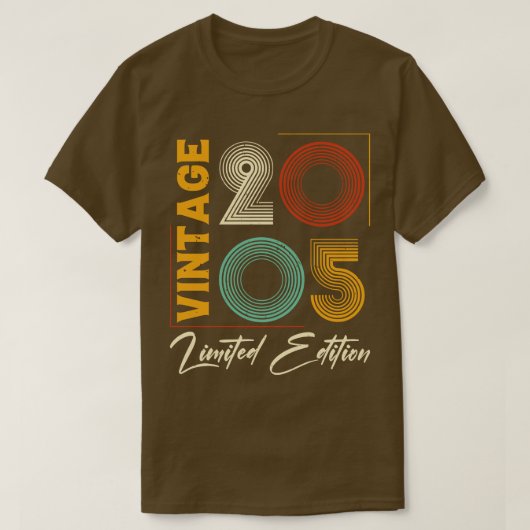 Vintage 2005 t-shirt (Design voorkant)