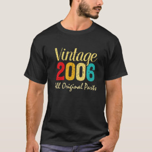 Vintage 2006 16 jaar oude Mannen en vrouwen 16de g T-shirt