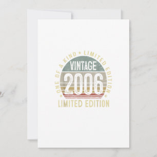Vintage 2006 17 jaar oude cadeautjes retro 17e ver kaart