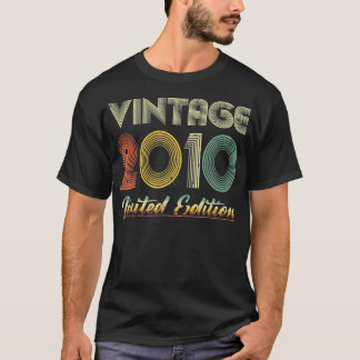 Vintage 2010 Kleding 12 jaar oud 12e geboorte T-shirt