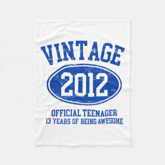 Vintage 2012 Official Teenager 13th Birthday 13 Ye Fleece Deken