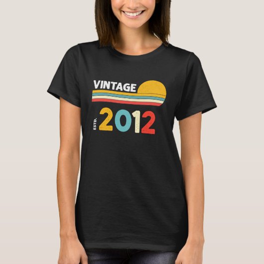 Vintage 2012 t-shirt (Voorkant)