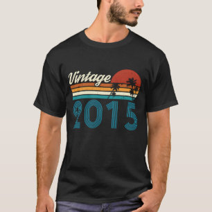 Vintage 2015 Verjaardag Retro Vintage jongen T-shirt