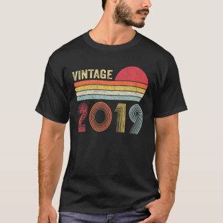 Vintage 2019 Funny 3 Years Old Boys and Girls 3rd T-shirt