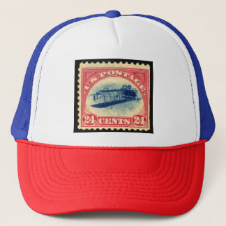 Vintage 24c Omgekeerde Jenny Trucker Hoed Pet