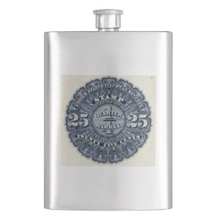 Vintage 25c Bier Revenue Stamp Premium Flask Flacon
