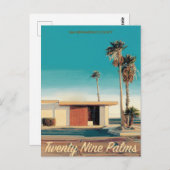 Vintage 29 Briefkaart voor reizen (Voorkant / Achterkant)