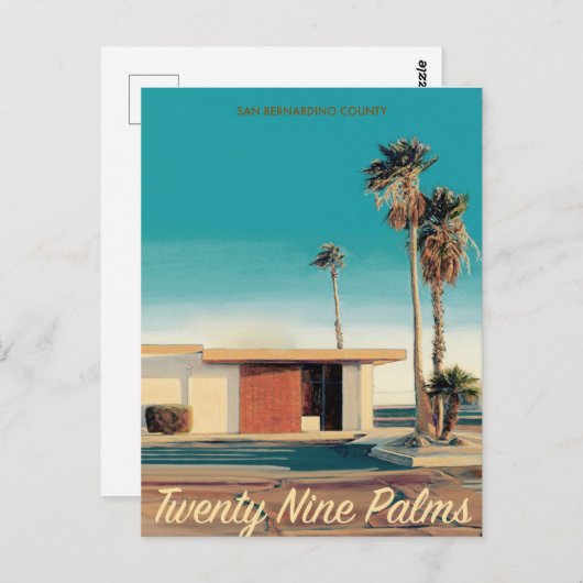 Vintage 29 Briefkaart voor reizen (Voorkant / Achterkant)