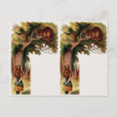 Vintage 2 Alice in Wonderland Briefkaart (Voorkant)