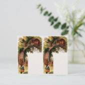 Vintage 2 Alice in Wonderland Briefkaart (Staand voorkant)