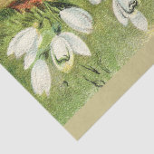 Vintage 2 Kippen en paasvakantie Tissuepapier (Detail)