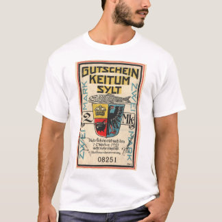 Vintage 2 Mark Notgeld Keitum (Sylt) T-shirt
