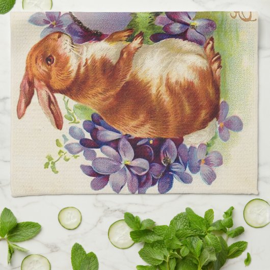 Vintage 2 Rampenvakantie Theedoek (Gevouwen)