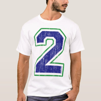 Vintage #2 (rood en blauw) t-shirt