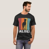 Vintage 2 Saluki T-shirt (Voorkant volledig)