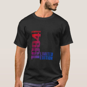 Vintage 30 Verjaardag I Limited Edition Februari 1 T-shirt