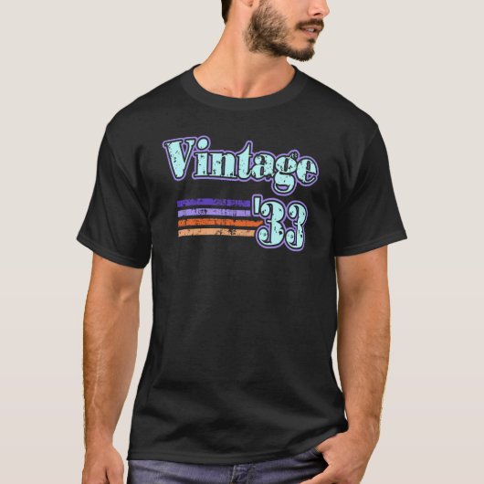 Vintage 33 t-shirt (Voorkant)