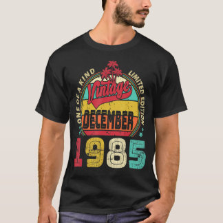 Vintage 37e verjaardag Geweldige sinds december 19 T-shirt