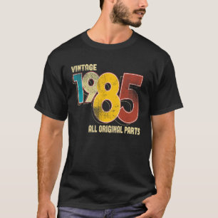 Vintage 38 Versieringen op zaterdag 38 mei 1985 Ma T-shirt
