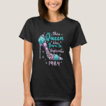 Vintage 38e verjaardag Deze koningin werd in septe T-shirt<br><div class="desc">Vintage 38e verjaardag Deze koningin werd geboren in september 1984.</div>