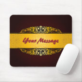 Vintage 3 Mousepad Muismat (Met muis)