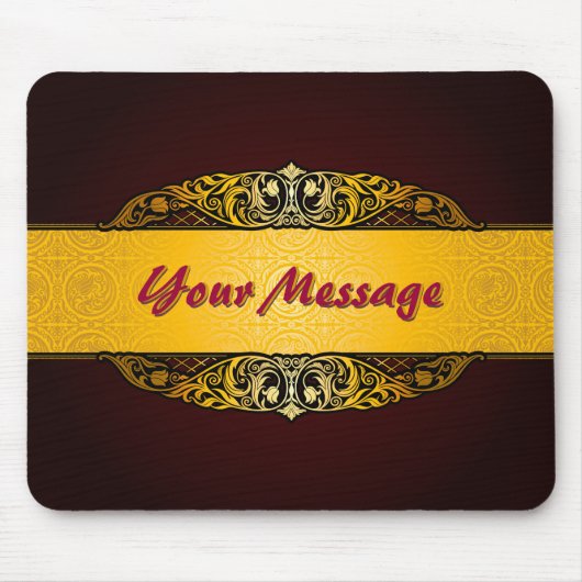 Vintage 3 Mousepad Muismat (Voorkant)