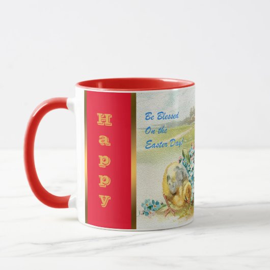 Vintage 3 Paasvakantie Mok (Links)