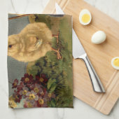 Vintage 3 Paasvakantie Theedoek (Quarter Fold)