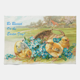 Vintage 3 Paasvakantie Theedoek