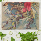 Vintage 3 Rampenvakantie Theedoek (Gevouwen)