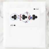 Vintage 3 van Clubs Sticker (Tas)