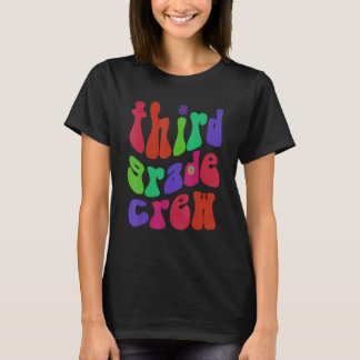 Vintage 3rd Grade Crew Teacher Hello Third Grader T-shirt