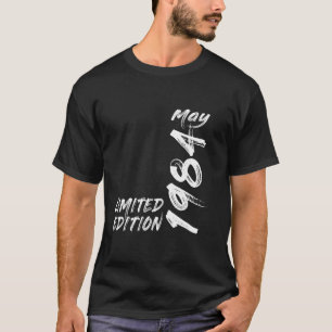 Vintage 40 Birthday I Limited Edition Mei 1984 Lon T-shirt
