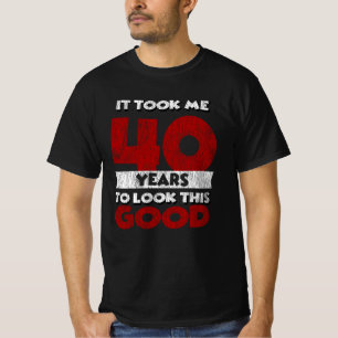 Vintage 40 Jaar Oude Grappige 40e Verjaardagscadea T-shirt