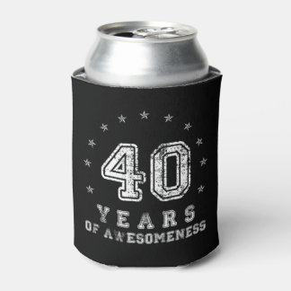 Vintage 40 years of awesomeness blikjeskoeler