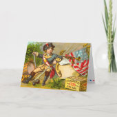 Vintage 4 juli Kaart (Voorkant)