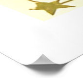 Vintage 4 juli logo Poster (Hoek)