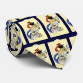 Vintage 4 juli Patriottisch Maskerade Feest Stropdas (Opgerold)